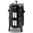 BIG HORN OUTDOORS Charcoal Smoker Grill Wood Smoker Grills Outdoor Cooking