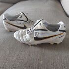RARE 2009 Nike Tiempo Mystic III Firm Ground White Soccer Cleats Men’s Size 8