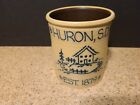 Conner Prairie Indiana Pottery Crock Huron SD 1879, 4 5/8 inches tall 2001