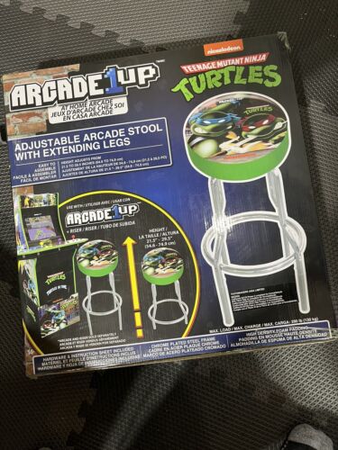 Arcade1up Teenage Mutant Ninja Turtles TMNT Adjustable Stool Brand New!!!