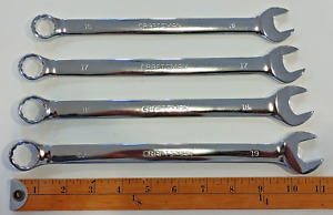 Craftsman 4 PC LARGE METRIC Long Profile Combination Wrench Set 16, 17, 18, 19mm