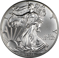 2021 $1 Type 1 United States American Silver Eagle 1 oz Brilliant Uncirculated