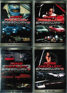 Lot of 4 Freeway Speedway DVD Vol 2 4 5 6 New And Sealed Fast Cars High Speed