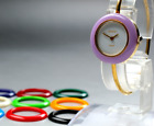 Rare[N MINT] GUCCI Change Bezel Manual Winding 10Colors Women's Watch From JAPAN