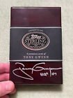TONY GWYNN SIGNED AUTOGRAPHED TOPPS STERLING BOX W/HOF INSCRIPTION!!