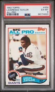 1982 Topps Football #434 Lawrence Taylor RC PSA 6. Looks much nicer.