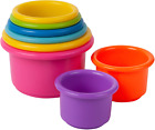 Colorful Stacking Cups Set - Bath & Learning Toys - 8 Pieces
