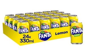 24 Cans of Fanta Lemon 330ml/11 oz Each -From Denmark-Free Shipping