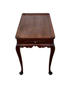 New ListingVintage Henkel-Harris Mahogany Queen Anne Tea Table w/Pull-Outs