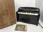 Vintage 1950 Magnus Organ No.1510 Mini Tabletop Electric Chord Bakelite Working