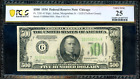 1934 $500 Federal Reserve Note Bill FRN FR-2201-G. Certified PCGS 25 (Very Fine)