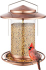 Metal Bird Feeder for outside Hanging,Wild Bird Feeders for Cardinal,18Cm Large