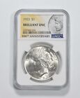 BU 1923 Peace Silver Dollar 100th Anniv 2021 Special Label MS Unc NGC *0028