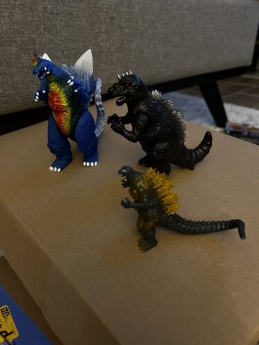 Lot Of 3 Godzilla Figures