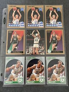 Larry Bird - 9 Card Lot - Boston Celtics Basketball
