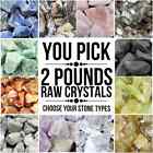 2 Lbs Raw Crystals (You Pick) Bulk Free Shipping Wholesale Rough Gemstone Lot