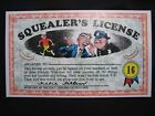 1964 Topps, Nutty Awards, #16 Squealer's License - Excellent Condition