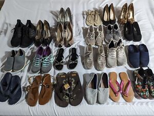 Reseller LOT of 22 Shoes Used Wholesale Rehab Mixed Brands Nike Ann Klein Crocs