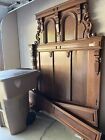 Fabulous Circa 1870 Full Size Victorian Walnut Bed  INCLUDES DELIVERY CALIFORNIA