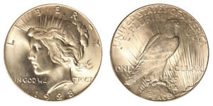 1928-P Peace Silver Dollar Brilliant Uncirculated - BU