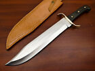 Rody Stan CUSTOM HAND MADE D2 CLIP POINT BLADE FULL TANG BOWIE HUNTING KNIFE
