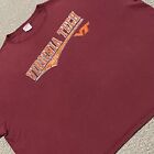 Vintage Virginia Tech T Shirt Mens 2XL Red Hokies VT Spellout Soffe Tee