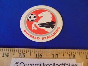 Vintage 1980's Pin Back Button Buffalo Stallions Major Indoor Soccer League NY