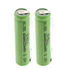 2x Exell 1.2V NIMH AAA 600mAh Rechargeable Batteries w/ Tabs