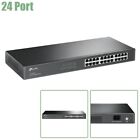24-Port 10/100/1000Mbps Network LAN Ethernet Gigabit Rackmount Switch PC Laptop
