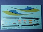🌟 Decals For 1970 Challenger T/A 1:24 Scale 1000s Model Car Parts 4 Sale