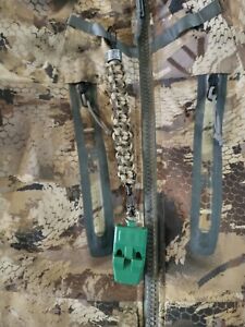 Custom made Duck Goose Call Lanyard Whistle drop Paracord W/carabiners for Sitka