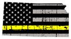 Kansas State (E17) Thin Yellow Line Dispatch Vinyl Decal Sticker Car/Truck