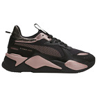 Puma RsX Black Rose Gold Lace Up Womens 38540601 Size 6-10 Brand New