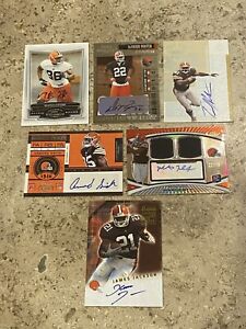 6 Auto / RC Lot - 2 #’d - RPA /75 - Cleveland Browns See Pic 4 Players All Autos