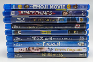 Lot of 9 - Blu-ray Variety of Family / Children's Movies
