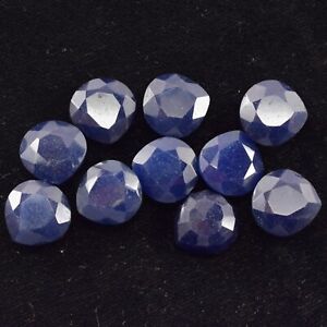 140 Ct Natural Blue African Sapphire Pear Cut Loose Gemstone Lot 10 Pieces