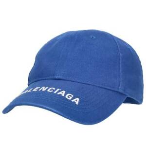 balenciaga #5 Size: SizeL 541400 310B5 4377 Logo embroidery cap blue