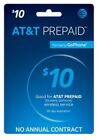 AT&T - AT&T Prepaid $10 Refill Top-Up Prepaid Card , AIR TIME  PIN / RECHARGE