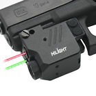 HiLight P3RGL 500lm Pistol Flashlight Red Green Laser Sight Combo for Subcompact