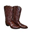 Dan Post Mens Size 11.5 D Brown Leather Western Cowboy Boots EUC!!!!