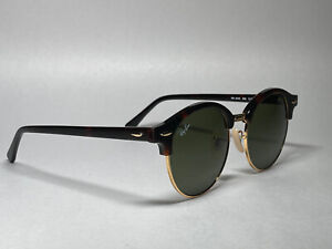 Pre-Owned Ray-Ban Sunglasses RB4246 990 Tortoise-Black/Green Classic G-15 51mm