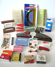 Lot of Vintage Office Supplies, staplers, correction tape, reinforcement, other