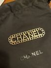 Chanel Logo Brooch, 65mm, Golden, No Pin! Good Preowned Condition