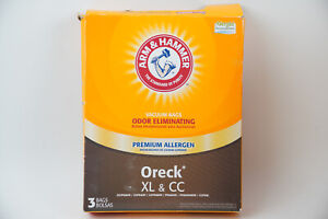 Arm & Hammer Oreck XL / CC Premium Allergen Vacuum Bags 63890HQ (Pack of 3)