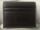 Dooney & Bourke Genuine Leather Credit Card Holder - Brand New - Dark Brown