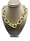 114g DAVID YURMAN Madison Chain Silver Necklace with 1 link of 18K YellowGold