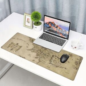 Middle Earth Map Extended Large XXL Gaming Mouse Pad Mat ( 31.5 x 11.8 in )