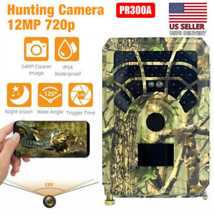 Outdoor Wireless Hunting Trail Camera Wildlife Scouting Night Vision Recording