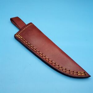 Knife Sheath Fixed Blade Gripfit Leather Hunting Belt Pouch for 3.5