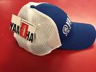 Yamaha Pro Fishing Hat Blue White Mesh Boating Baseball Cap Hat SAME DAY SHIP!